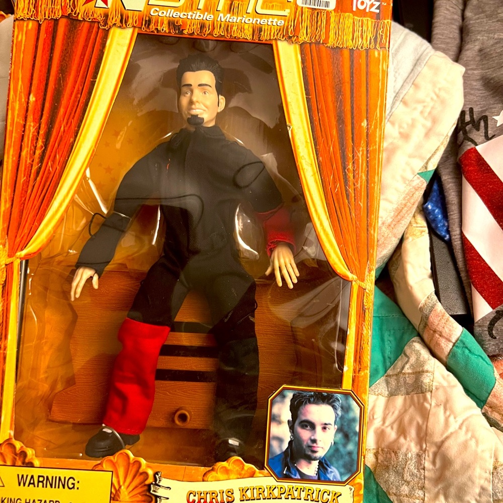 Chris Kirkpatrick from NSYNC collectible doll
